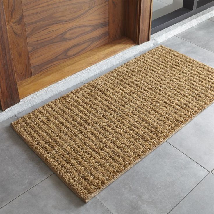 Winterize Your Entryway & Foyer and keep dirt outside and your entryway clean with a Coir welcome mat