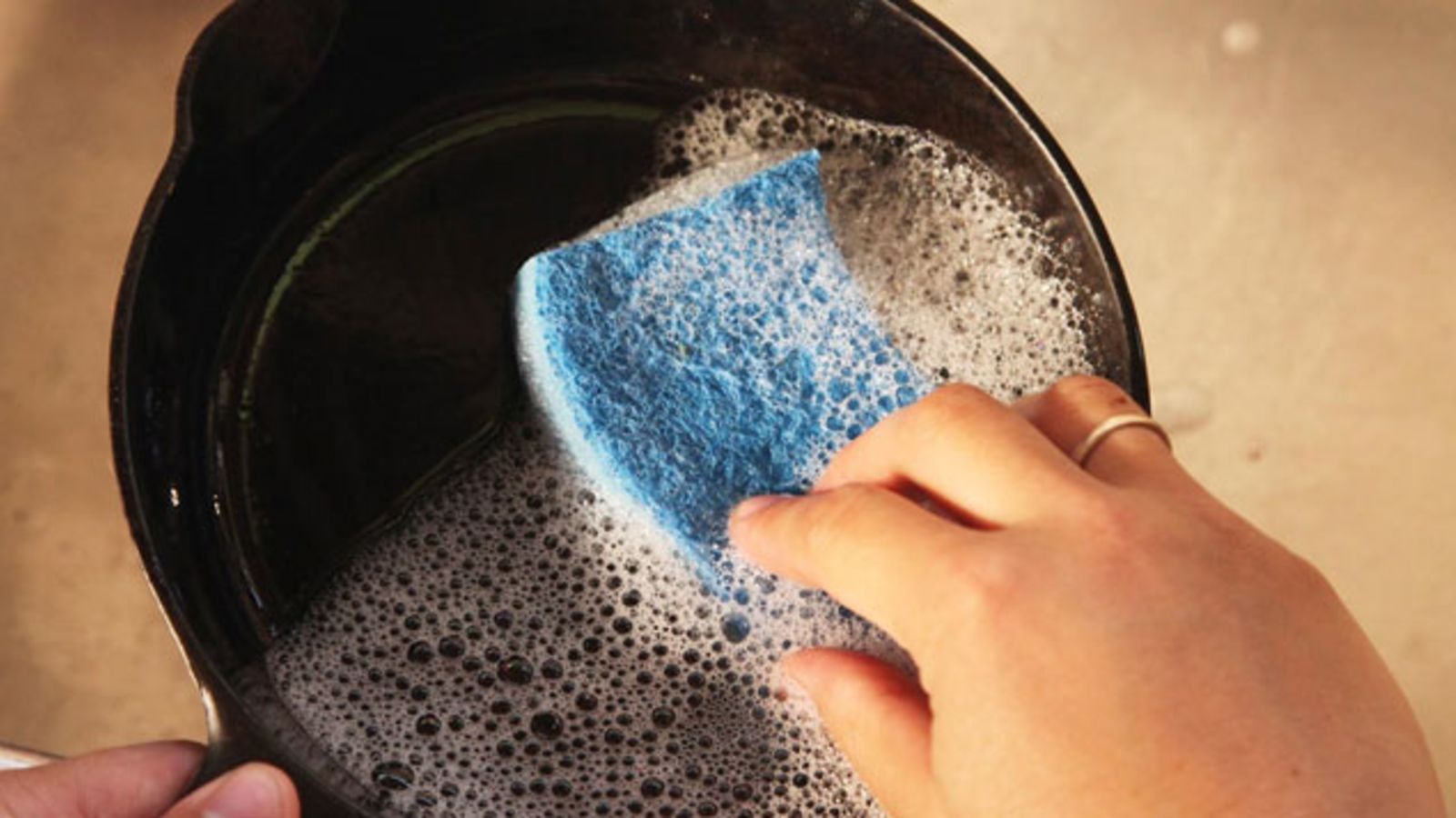 House Cleaning Mistake #1 is Never use Dish Soap on your cutting board or cast iron skillet