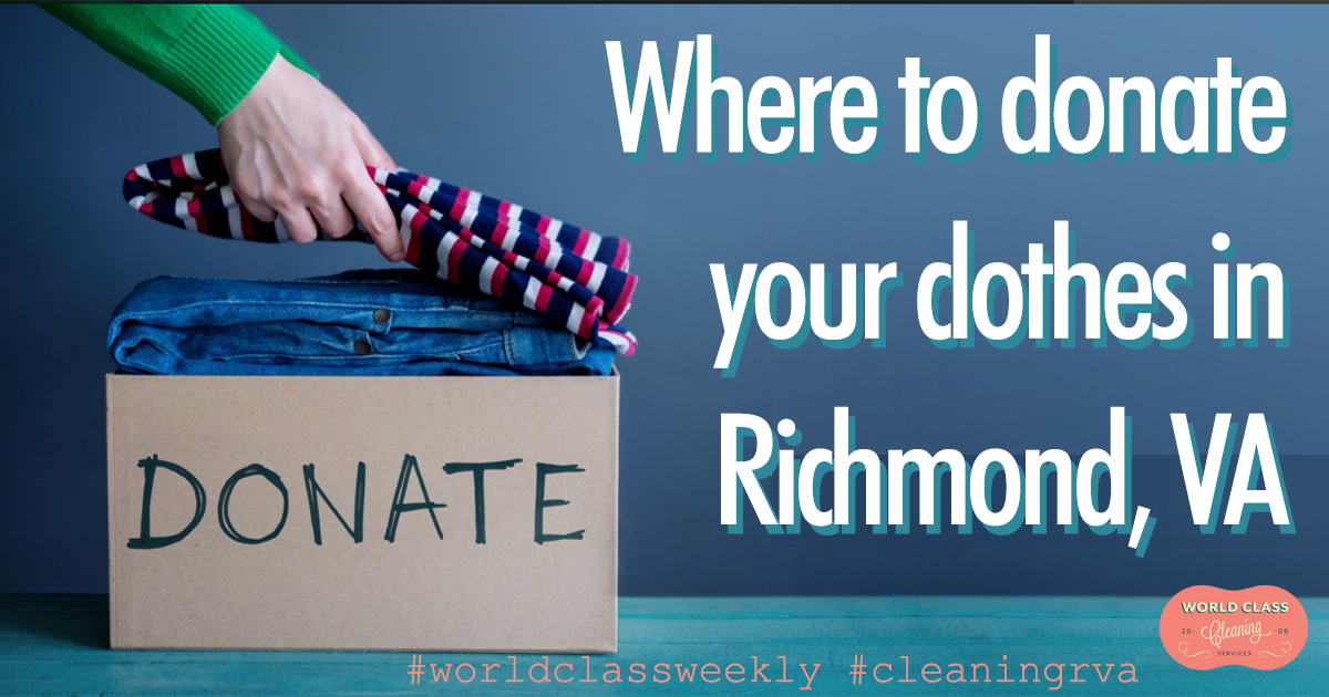 Where To Donate Your Clothes In Richmond Virgnia