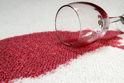 Best All-Natural Cleaning Tips #1: Remove carpet stains with vinegar and a steam iron.